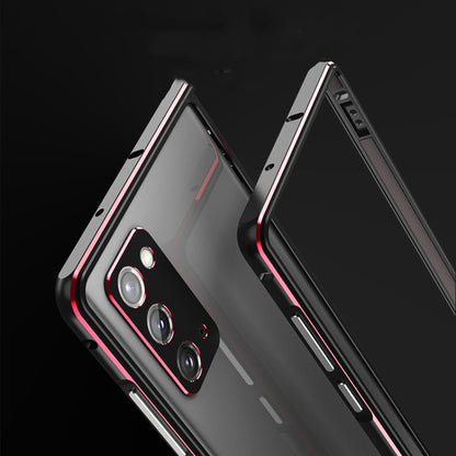 For Samsung Galaxy Note20 Ultra Aluminum Alloy Shockproof Protective Bumper Frame(Ice Mint) - Galaxy Note20 Ultra Cases by buy2fix | Online Shopping UK | buy2fix