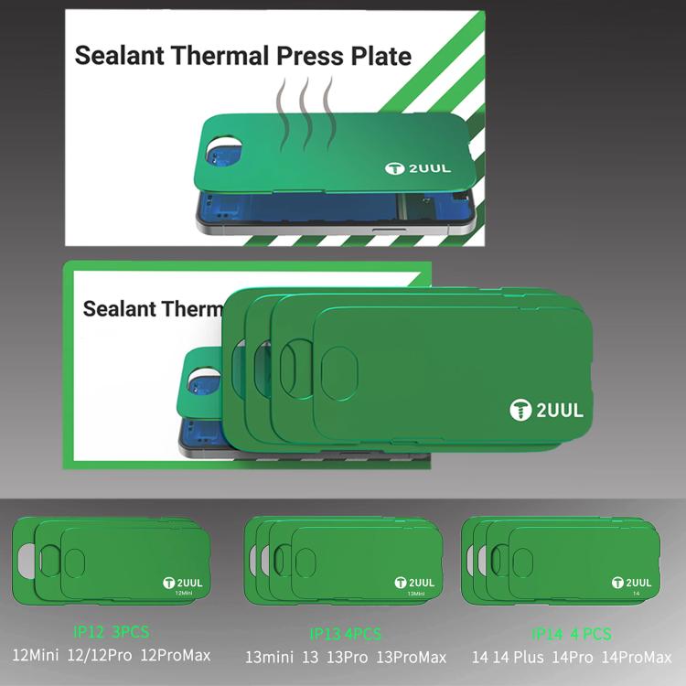 For iPhone 12 Series 2uul Waterproof Adhesive Thermally Conductive Platens - Others by 2UUL | Online Shopping UK | buy2fix