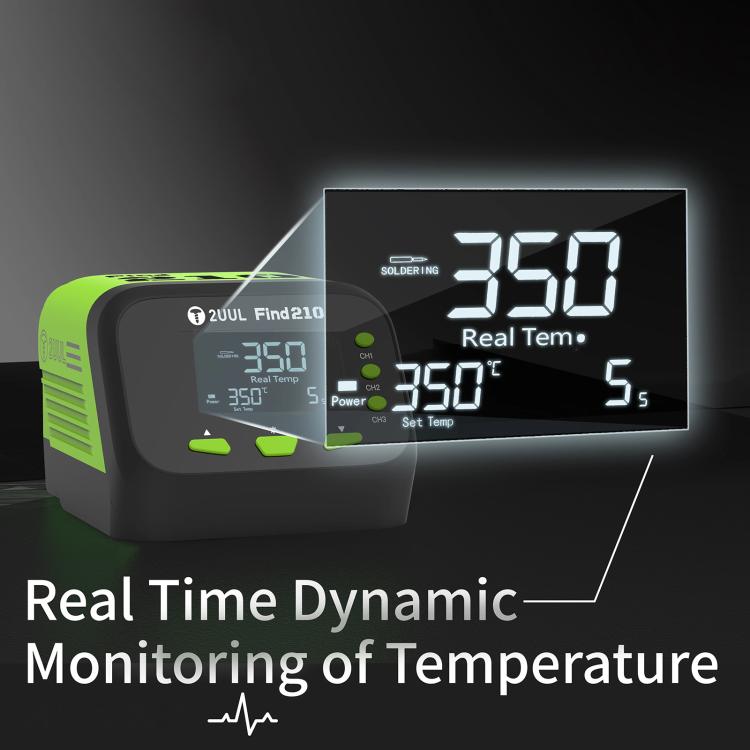 2uul FD01 Find210 60W High-Power AC Transformer Soldering Station, Plug:US Plug - Soldering Iron Set by 2UUL | Online Shopping UK | buy2fix