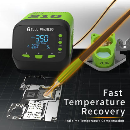 2uul FD01 Find210 60W High-Power AC Transformer Soldering Station, Plug:US Plug - Soldering Iron Set by 2UUL | Online Shopping UK | buy2fix