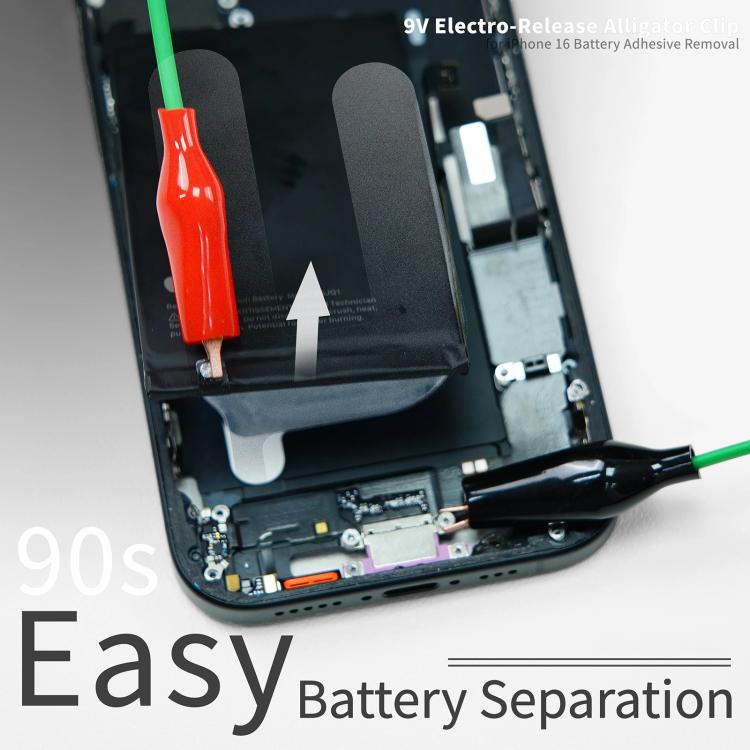 2uul PW03 9V Electro-Release Alligator Clip - Others by 2UUL | Online Shopping UK | buy2fix