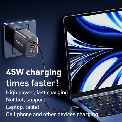 REMAX U2-AC 67W USB and Type-C GaN Digital Display Fast Charger, Specification:UK Plug - USB Charger by REMAX | Online Shopping UK | buy2fix