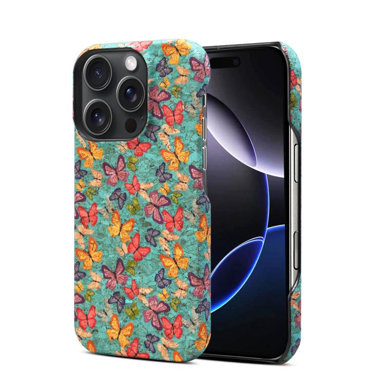 For iPhone 16 Pro Denior A16 Flower Language Series MagSafe PC Phone Case(Butterflies) - iPhone 16 Pro Cases by Denior | Online Shopping UK | buy2fix