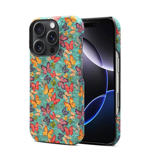For iPhone 16 Pro Denior A16 Flower Language Series MagSafe PC Phone Case(Butterflies)