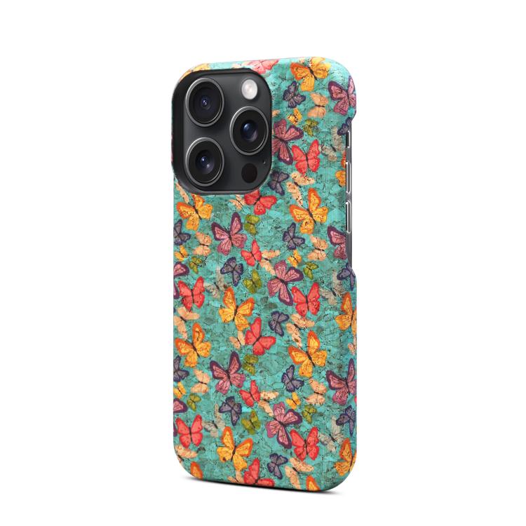 For iPhone 16 Pro Denior A16 Flower Language Series MagSafe PC Phone Case(Butterflies) - iPhone 16 Pro Cases by Denior | Online Shopping UK | buy2fix