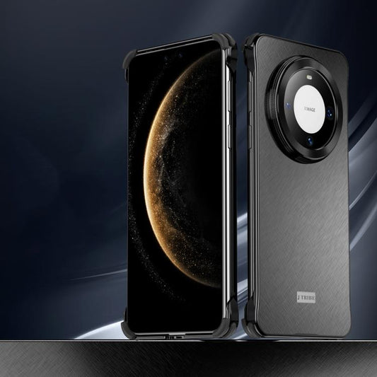 For Huawei Mate 60 Pro Micro Frosted Metal Phone Case(Black) - Huawei Cases by buy2fix | Online Shopping UK | buy2fix