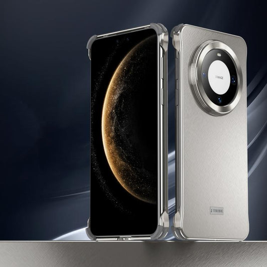 For Huawei Mate 60 Pro+ Micro Frosted Metal Phone Case(Titanium) - Huawei Cases by buy2fix | Online Shopping UK | buy2fix