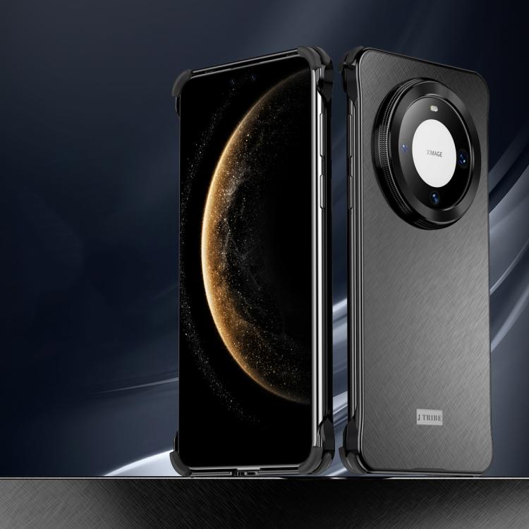 For Huawei Mate 60 Pro+ Micro Frosted Metal Phone Case(Black) - Huawei Cases by buy2fix | Online Shopping UK | buy2fix