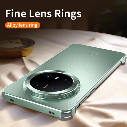 For Huawei Mate 70 Micro Frosted Metal Phone Case(Green) - Huawei Cases by buy2fix | Online Shopping UK | buy2fix