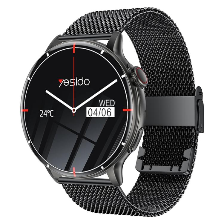 Yesido IO28 Smart Watch, 1.51 inch Screen, Support BT Call / Heart Rate(Black) - Smart Watches by Yesido | Online Shopping UK | buy2fix