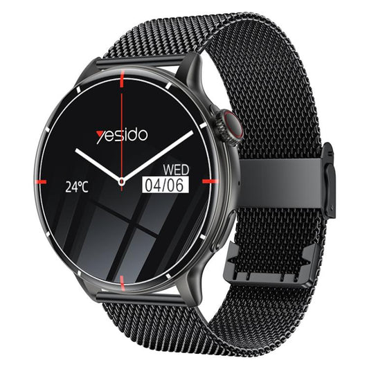 Yesido IO28 Smart Watch, 1.51 inch Screen, Support BT Call / Heart Rate(Black) - Smart Watches by Yesido | Online Shopping UK | buy2fix