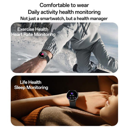 Yesido IO28 Smart Watch, 1.51 inch Screen, Support BT Call / Heart Rate(Black) - Smart Watches by Yesido | Online Shopping UK | buy2fix