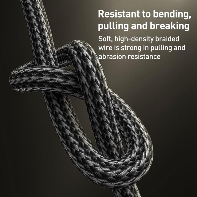 Yesido 3A USB to Type-C Fast Charging Cable, Length:2m(Black) - USB-C & Type-C Cable by Yesido | Online Shopping UK | buy2fix