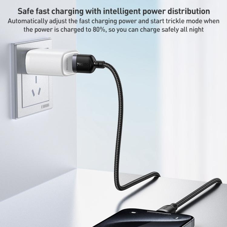 Yesido 3A USB to Type-C Fast Charging Cable, Length:3m(Black) - USB-C & Type-C Cable by Yesido | Online Shopping UK | buy2fix