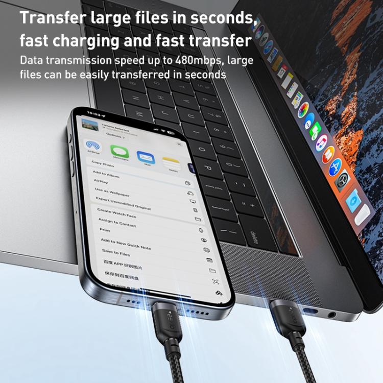 Yesido 3A USB to Type-C Fast Charging Cable, Length:3m(Black) - USB-C & Type-C Cable by Yesido | Online Shopping UK | buy2fix