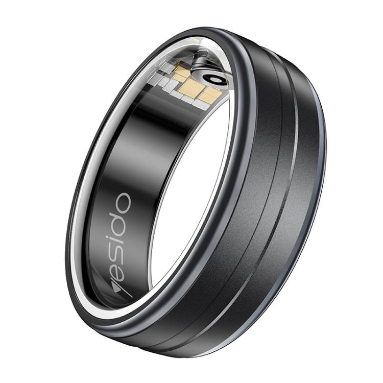 Yesido IO32 Health Monitor Smart Ring, Support Body Temperature / Heart Rate / Blood Pressure / Female Physiological Reminder, Size:57mm Inner Circumference(Black) - Smart Rings / Smart Telephones by Yesido | Online Shopping UK | buy2fix