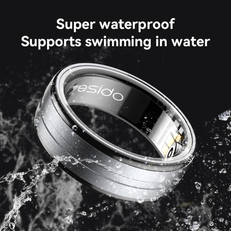 Yesido IO32 Health Monitor Smart Ring, Support Body Temperature / Heart Rate / Blood Pressure / Female Physiological Reminder, Size:57mm Inner Circumference(Black) - Smart Rings / Smart Telephones by Yesido | Online Shopping UK | buy2fix