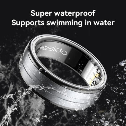 Yesido IO32 Health Monitor Smart Ring, Support Body Temperature / Heart Rate / Blood Pressure / Female Physiological Reminder, Size:63mm Inner Circumference(Black) - Smart Rings / Smart Telephones by Yesido | Online Shopping UK | buy2fix