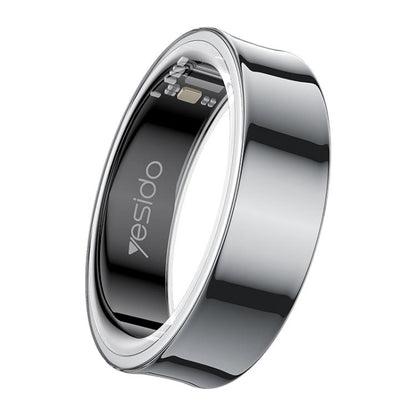 Yesido IO33 Health Monitor Smart Ring, Support Body Temperature / Heart Rate / Blood Pressure / Female Physiological Reminder, Size:60mm Inner Circumference(Black) - Smart Rings / Smart Telephones by Yesido | Online Shopping UK | buy2fix