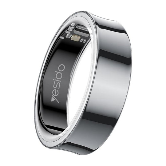 Yesido IO33 Health Monitor Smart Ring, Support Body Temperature / Heart Rate / Blood Pressure / Female Physiological Reminder, Size:68mm Inner Circumference(Black)