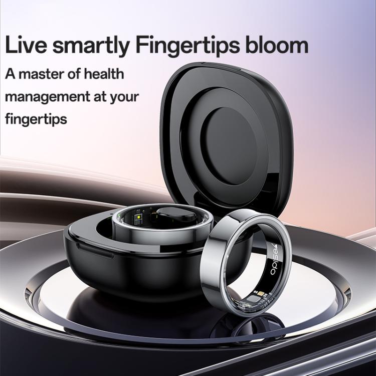 Yesido IO33 Health Monitor Smart Ring, Support Body Temperature / Heart Rate / Blood Pressure / Female Physiological Reminder, Size:63mm Inner Circumference(Black) - Smart Rings / Smart Telephones by Yesido | Online Shopping UK | buy2fix