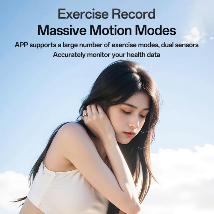 Yesido IO33 Health Monitor Smart Ring, Support Body Temperature / Heart Rate / Blood Pressure / Female Physiological Reminder, Size:60mm Inner Circumference(Black) - Smart Rings / Smart Telephones by Yesido | Online Shopping UK | buy2fix