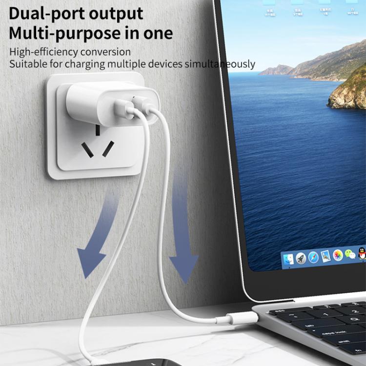 REMAX RP-U37 18W QC+PD Fast Charger With 1m Type-C to 8 Pin Cable, Plug Type:US Plug(White) - USB Charger by REMAX | Online Shopping UK | buy2fix