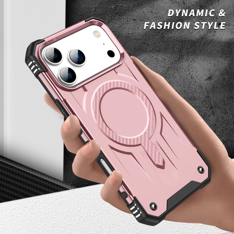 For iPhone 17 Pro Max Straship MagSafe TPU Hybrid PC Phone Case(Rose Gold) - iPhone 17 Pro Max Cases by buy2fix | Online Shopping UK | buy2fix