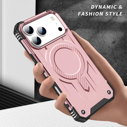 For iPhone 17 Pro Max Straship MagSafe TPU Hybrid PC Phone Case(Rose Gold) - iPhone 17 Pro Max Cases by buy2fix | Online Shopping UK | buy2fix