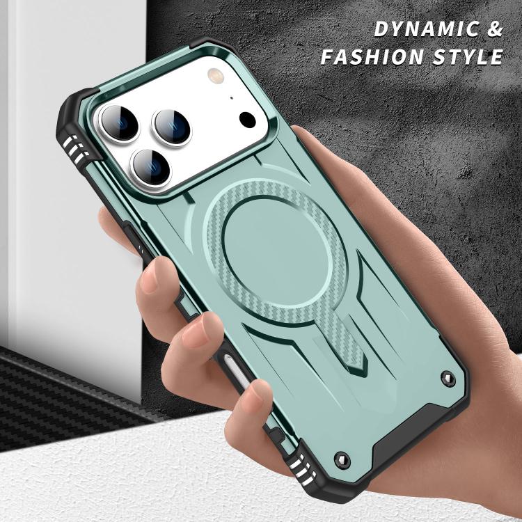 For iPhone 17 Pro Straship MagSafe TPU Hybrid PC Phone Case(Midnight Green) - iPhone 17 Pro Cases by buy2fix | Online Shopping UK | buy2fix