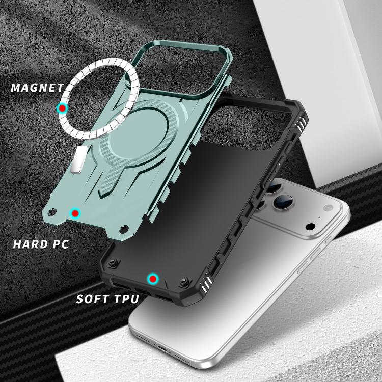 For iPhone 17 Pro Straship MagSafe TPU Hybrid PC Phone Case(Midnight Green) - iPhone 17 Pro Cases by buy2fix | Online Shopping UK | buy2fix