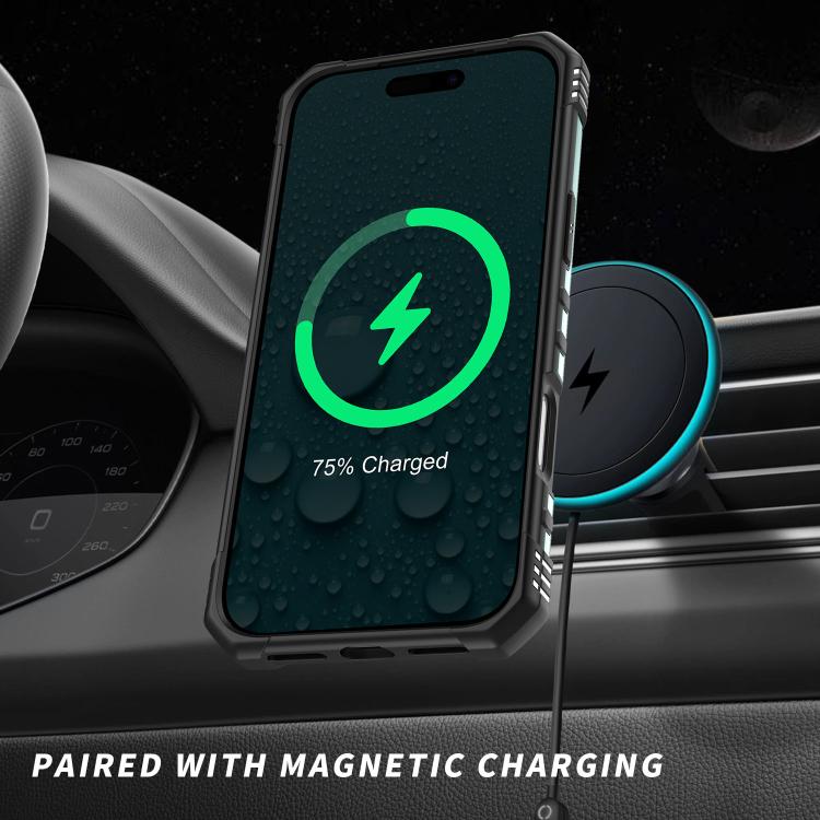 For iPhone 17 Pro Straship MagSafe TPU Hybrid PC Phone Case(Midnight Green) - iPhone 17 Pro Cases by buy2fix | Online Shopping UK | buy2fix