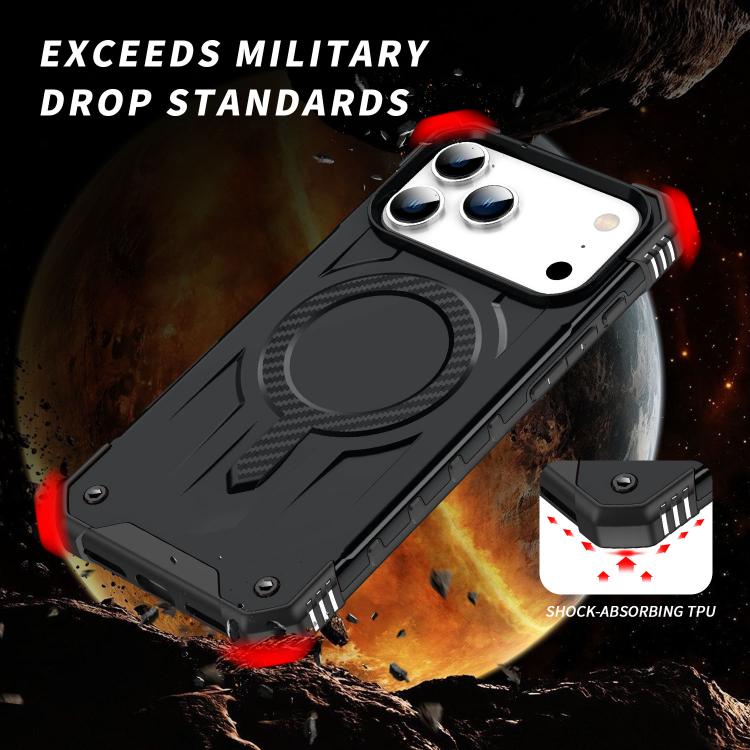 For iPhone 17 Pro Straship MagSafe TPU Hybrid PC Phone Case(Black) - iPhone 17 Pro Cases by buy2fix | Online Shopping UK | buy2fix