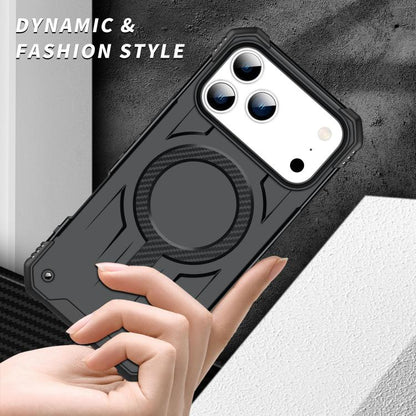 For iPhone 17 Pro Straship MagSafe TPU Hybrid PC Phone Case(Black) - iPhone 17 Pro Cases by buy2fix | Online Shopping UK | buy2fix