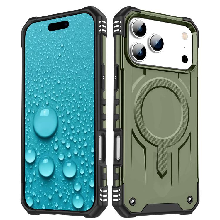 For iPhone 17 Pro Straship MagSafe TPU Hybrid PC Phone Case(Army Green) - iPhone 17 Pro Cases by buy2fix | Online Shopping UK | buy2fix