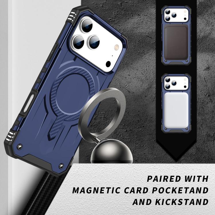 For iPhone 17 Pro Straship MagSafe TPU Hybrid PC Phone Case(Blue) - iPhone 17 Pro Cases by buy2fix | Online Shopping UK | buy2fix