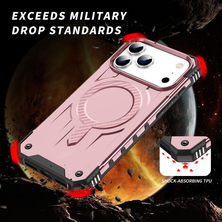 For iPhone 17 Pro Straship MagSafe TPU Hybrid PC Phone Case(Rose Gold) - iPhone 17 Pro Cases by buy2fix | Online Shopping UK | buy2fix