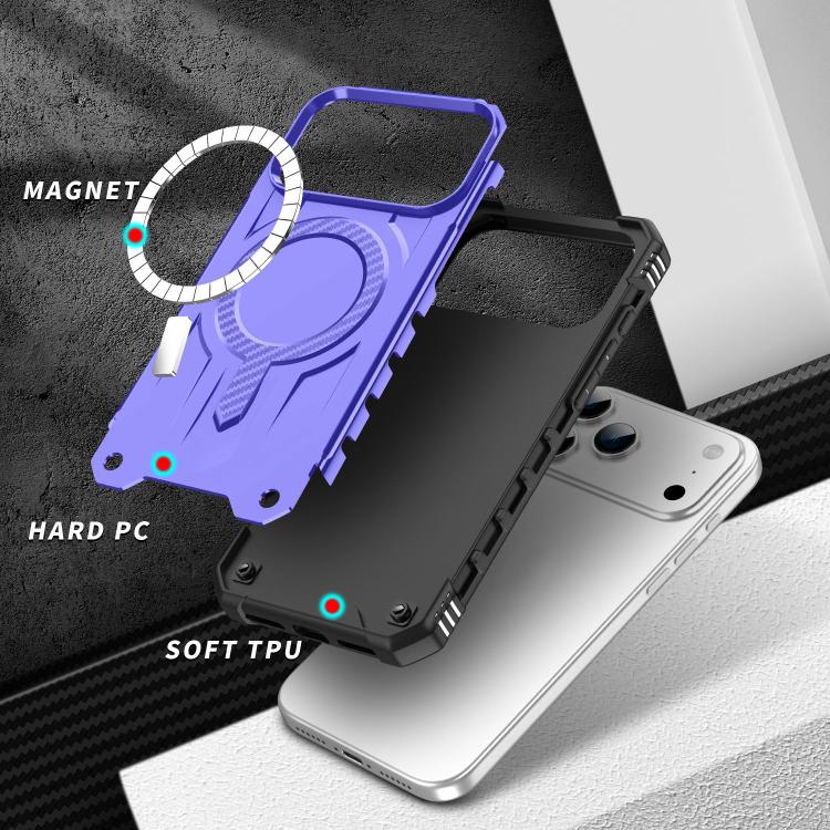 For iPhone 17 Pro Straship MagSafe TPU Hybrid PC Phone Case(Purple) - iPhone 17 Pro Cases by buy2fix | Online Shopping UK | buy2fix