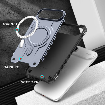 For iPhone Air Straship MagSafe TPU Hybrid PC Phone Case(Gray) - iPhone Air Cases by buy2fix | Online Shopping UK | buy2fix