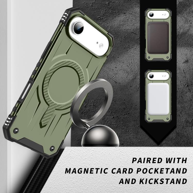 For iPhone Air Straship MagSafe TPU Hybrid PC Phone Case(Army Green) - iPhone Air Cases by buy2fix | Online Shopping UK | buy2fix