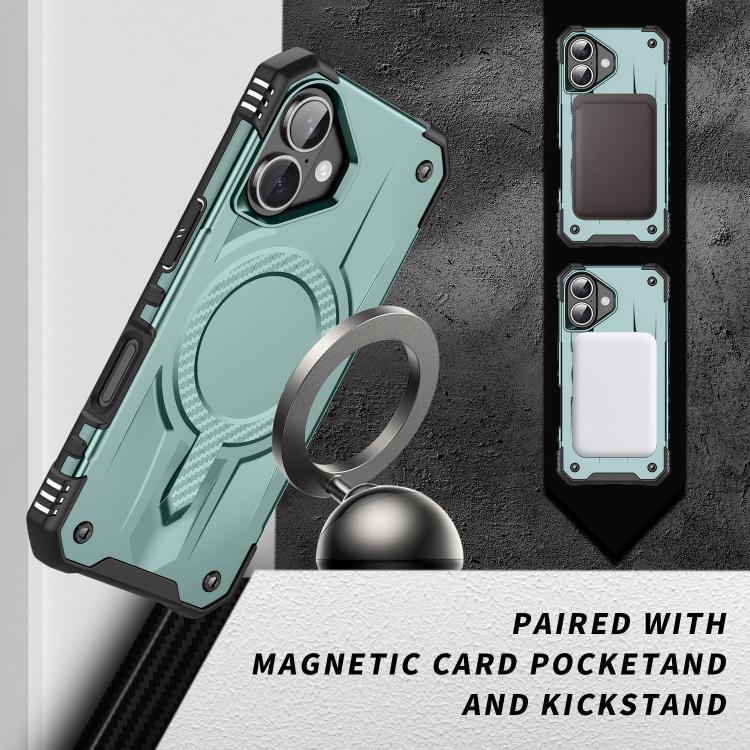 For iPhone 17 Straship MagSafe TPU Hybrid PC Phone Case(Midnight Green) - iPhone 17 Cases by buy2fix | Online Shopping UK | buy2fix