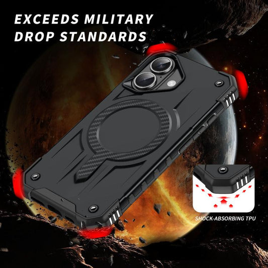 For iPhone 17 Straship MagSafe TPU Hybrid PC Phone Case(Black) - iPhone 17 Cases by buy2fix | Online Shopping UK | buy2fix