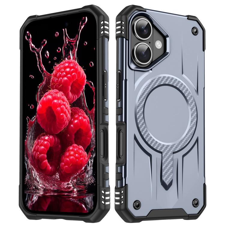For iPhone 17 Straship MagSafe TPU Hybrid PC Phone Case(Gray) - iPhone 17 Cases by buy2fix | Online Shopping UK | buy2fix
