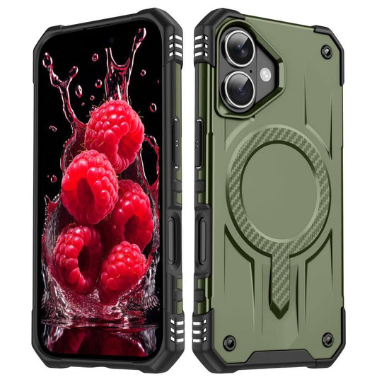 For iPhone 17 Straship MagSafe TPU Hybrid PC Phone Case(Army Green) - iPhone 17 Cases by buy2fix | Online Shopping UK | buy2fix