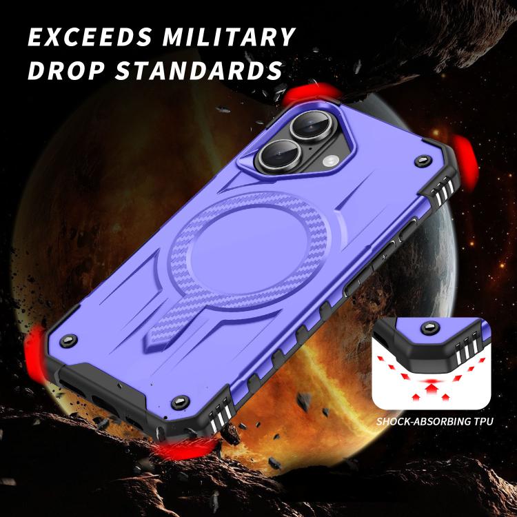 For iPhone 17 Straship MagSafe TPU Hybrid PC Phone Case(Purple) - iPhone 17 Cases by buy2fix | Online Shopping UK | buy2fix