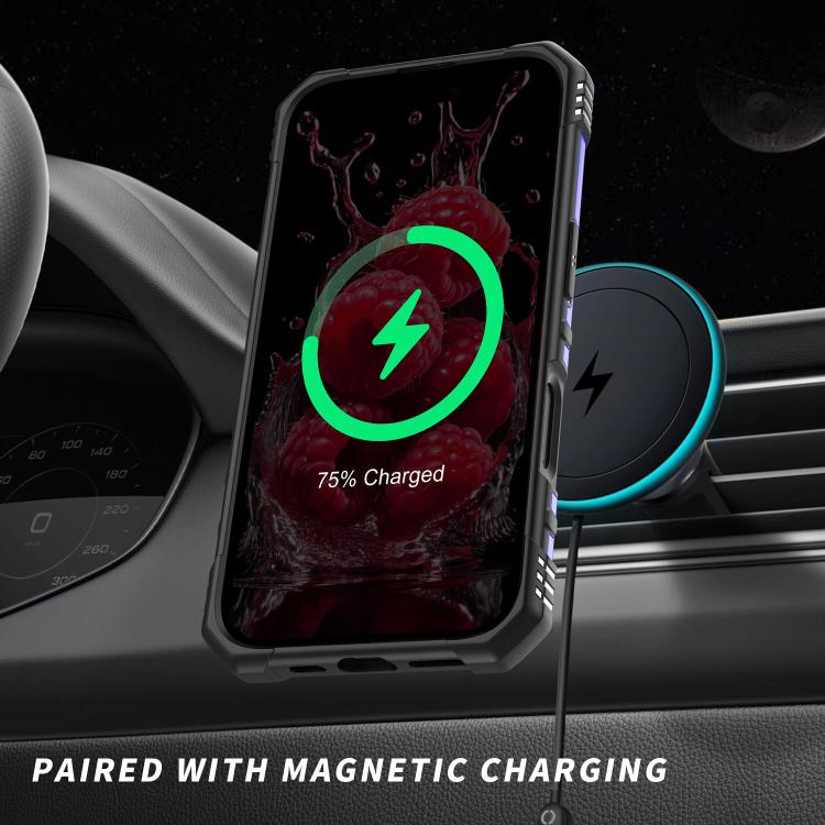 For iPhone 17 Straship MagSafe TPU Hybrid PC Phone Case(Purple) - iPhone 17 Cases by buy2fix | Online Shopping UK | buy2fix