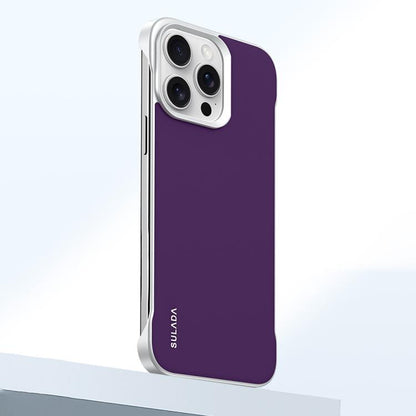 For iPhone 15 Pro SULADA Skin Feel Liquid Leather Shockproof Phone Case(Purple) - iPhone 15 Pro Cases by SULADA | Online Shopping UK | buy2fix