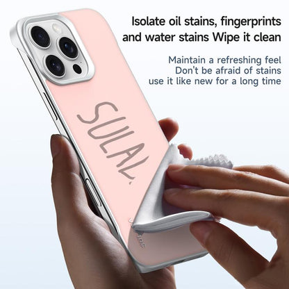 For iPhone 16 Pro SULADA Skin Feel Liquid Leather Shockproof Phone Case(White) - iPhone 16 Pro Cases by SULADA | Online Shopping UK | buy2fix