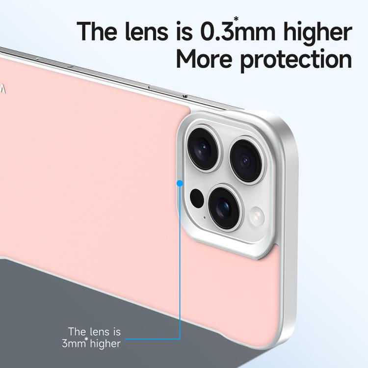 For iPhone 16 Plus SULADA Skin Feel Liquid Leather Shockproof Phone Case(Pink) - iPhone 16 Plus Cases by SULADA | Online Shopping UK | buy2fix