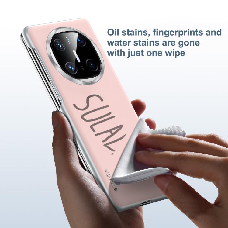For Huawei Mate X6 SULADA Skin Feel Liquid Leather Shockproof Phone Case(Pink) - Huawei Cases by SULADA | Online Shopping UK | buy2fix